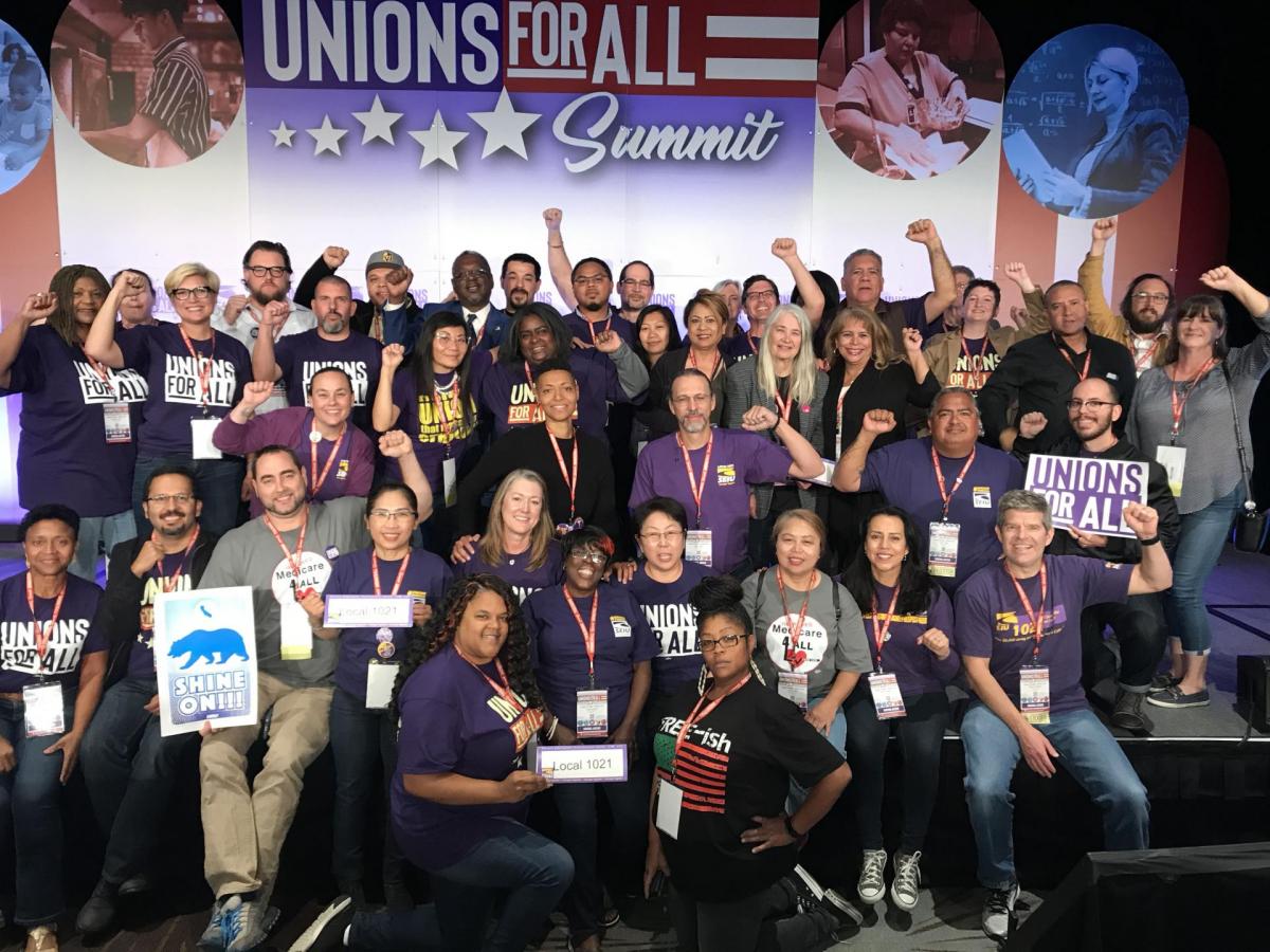 SEIU Members Question 2020 Candidates At The Unions For All Summit In 