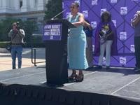 SEIU members rally at California State Capitol to advocate for a fair budget for Californians
