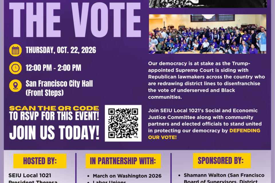 Defend the Vote Flier