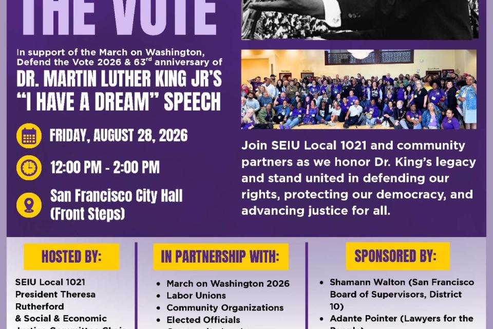 Defend the Vote FLier