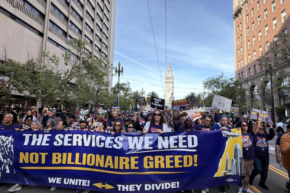 SEIU 1021 had the largest labor contingent at the SF Labor Council May Day March!