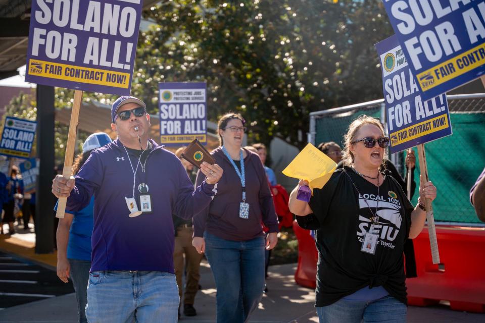 Solano County’s public servants holding an informational picket Solano County’s public servants holding an informational picket
