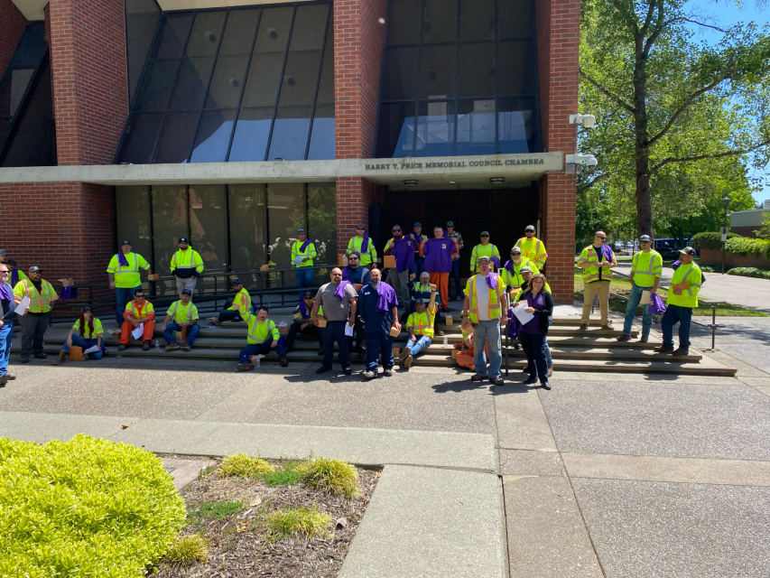 City of Fairfield public works workers