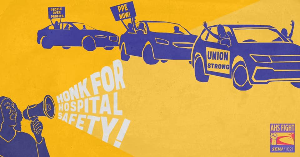 Honk for Safety Rally and Car Caravan: Thursday, June 11 4 p.m. Meet at 100 Oak St. Caravan to Highland Hospital